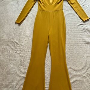 Elegant Mustard Jumpsuit